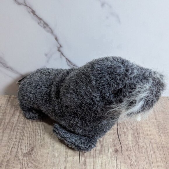 Russ Wilfred jr seal walrus plush stuffed animal gray 10" - Picture 4 of 7